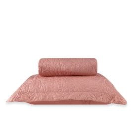 Kit Colcha Solteiro 100% Poliéster Versalhes Havan Casa 2 Peças - Rosa