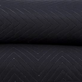 Kit Colcha Solteiro 100% Poliéster Versalhes Havan Casa 2 Peças - Preto