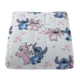 Colcha Solteiro Infantil Divertida Dupla Face Lepper - Stitch