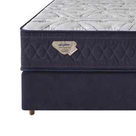 Colchão Queen High Density 1,58X1,98 m Ecoflex - Azul Marinho