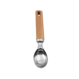 Colher De Sorvete Inox Com Cabo Madeira Havan Casa - 21cm