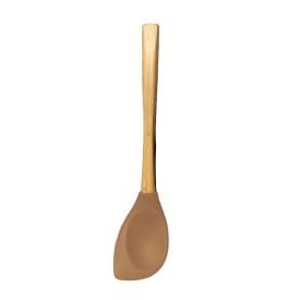 Colher Espátula de Silicone com Cabo de Bambu Havan Casa - Caramelo