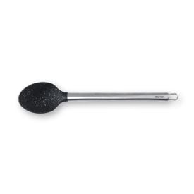 Colher de Arroz Silicone e Cabo Inox 33,5 cm Duo Preto Brinox
