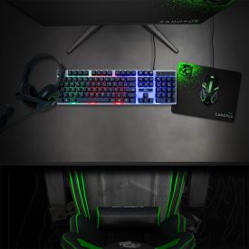 Combo Gamer 4 Em 1 Elg Canopus Abnt2