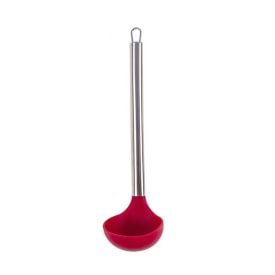 Concha Silicone Havan Casa Com Cabo Inox 30Cm - Vermelho