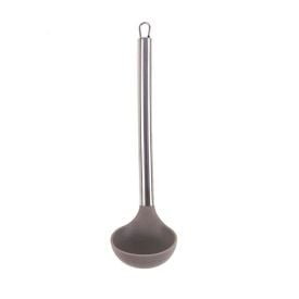 Concha Silicone Havan Casa Com Cabo Inox 30Cm - Cinza