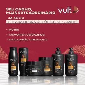 Condicionador Vult Cabelo Cachos 3A A 3C - 325ml
