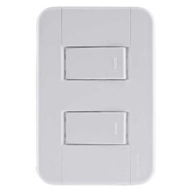 Conjunto 4X2 Com 2 Interruptores Simples 10A Tramontina - 57240040