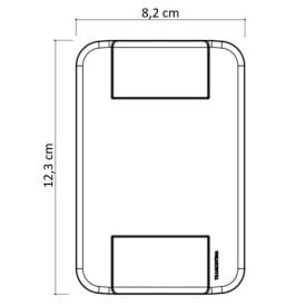 Conjunto 4X2 Com 2 Interruptores Simples 10A Tramontina - 57240040
