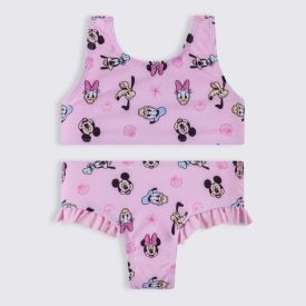 Conjunto Biquíni Infantil Mickey 1 a 3 Anos Disney