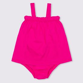 Conjunto de Bebê Vestido + Calcinha Yoyo Baby Pink Panter