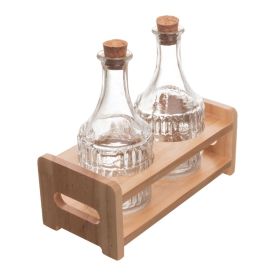 Conjunto Galheteiro 2 Peças Com Suporte 180Ml Lyor