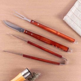 Conjunto Para Churrasco Com 3 Peças Havan - ST00326