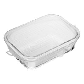 Conjunto Tampas Quadradas Flexíveis Lyor - 6 Peças