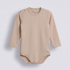 Conjunto Térmico Bebê Menino Body e Calça Yoyo Baby Bege