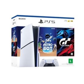 Console Playstation 5 Sony 1Tb Slim Disk com Jogos Astro Bot e Gran Turismo 7 - Bivolt