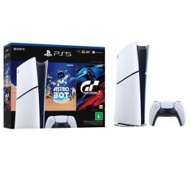 Console Playstation 5 Sony 1Tb Disk Bundle Astro Bot e Gran Turismo 7 - Bivolt