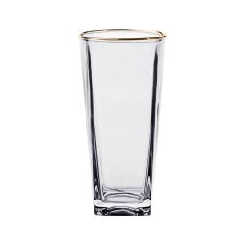 Copo Alto Pisa Gold 280Ml Hauskraft - Filete Dourado