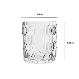 Copo Baixo Favos Cristal Ecológico 330Ml