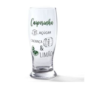 Copo De Vidro Munich De Caipirinha Divertido Decormartin - 530ml