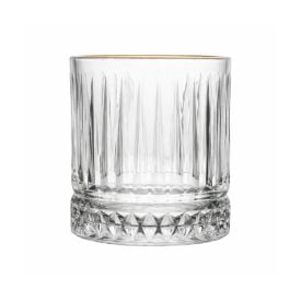 Copo de Whisky Deli Diamante 330Ml - Filete Dourado