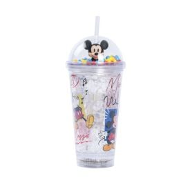 Copo Led com Canudo Mickey Disney 450Ml - Sortido