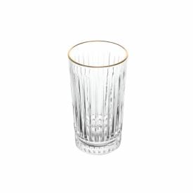 Copo Long Drink Filete Dourado Diamante Lyor - 280 Ml