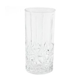 Copo Long Drink Flower Havan Casa 340Ml - Vidro Transparente