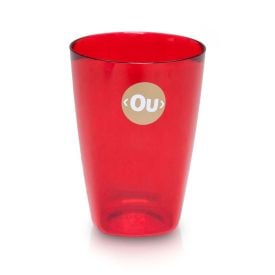 Copo Martiplast Luna Vitra Ou 260Ml - Vermelho