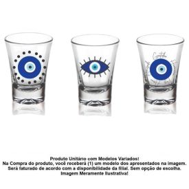 Copo Shot Campana Olho Grego 70 Ml - Sortido