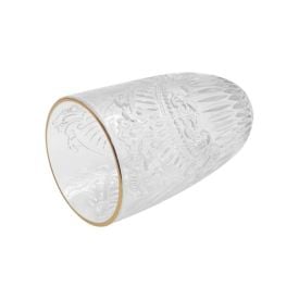 Copo Vidro Viena com Filete Dourado Havan Casa - 350Ml