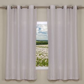 Cortina Para Sala E Quarto Chenille 2,60X1,70M Havan Casa - Branco