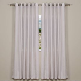 Cortina Chenille 4,00X2,30M Para Quarto E Sala - Branco
