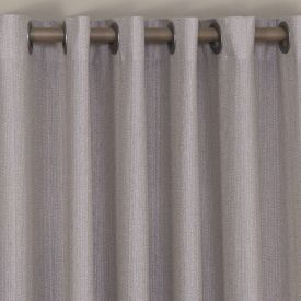 Cortina Para Quarto E Sala 4,00X2,30 M Chenille Havan Casa - Branco Cinza