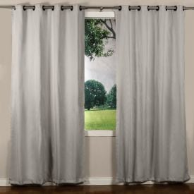 Cortina Para Quarto E Sala  2,60X2,30 M Corta Luz Tecido Brilho Liso - Taupe