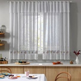Cortina De Renda Para Cozinha Valencia 2,00X1,20M Havan  - Ateliê Dos Sabores