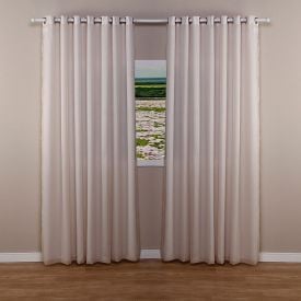 Cortina para Quarto e Sala 4,20X2,50M Duplex Lisboa Havan Casa - Areia