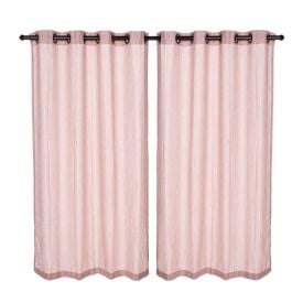 Cortina Para Sala E Quarto Pantex Rústica 2,60X1,70 M Havan Casa - Dusk Rose