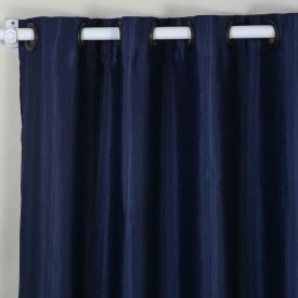 Cortina Para Sala E Quarto 2,60X1,70 M Pantex Rústica Havan Casa - Azul Denin