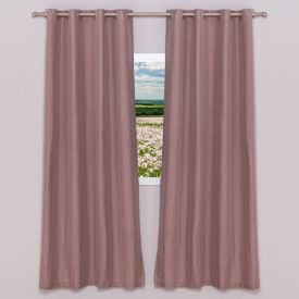 Cortina Para Quarto E Sala 2,60X2,30 M Veneza Rústica Havan Casa - MOUSSE 6766