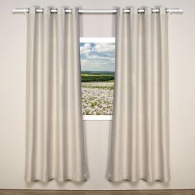Cortina Para Quarto E Sala 2,60X2,30 M Veneza Rústica Havan Casa - Sisal