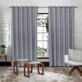 Cortina para Quarto e Sala 3,60X2,50 m Corta Luz Belize Havan Casa - Cinza