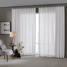 Cortina para Quarto e Sala 5,40X2,80 m Inove Mônaco Havan Casa - Branco