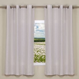 Cortina para Quarto e Sala 2,60X1,70 m Chenille Havan Casa - Branco