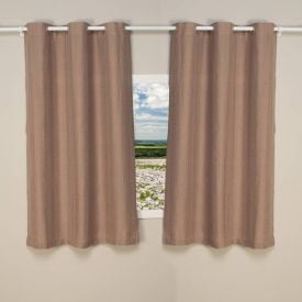 Cortina Para Sala Ou Quarto Rústica Veneza 2,40X1,70 M Havan Casa - Mousse