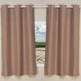 Cortina Para Sala Ou Quarto Rústica Veneza 2,40X1,70 M Havan Casa - Mousse