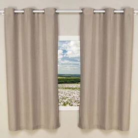 Cortina Para Sala Ou Quarto Rústica Veneza 2,40X1,70 M Havan Casa - Cru