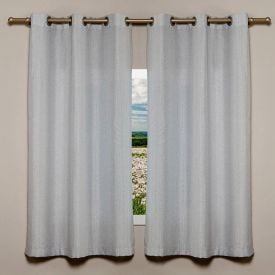 Cortina para Quarto e Sala 2,40X1,70 m Rústica Veneza Havan Casa - Cinza Mescla