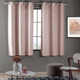Cortina para Quarto e Sala 2,40X1,70M Rústica Veneza Havan Casa - Bridal Rose