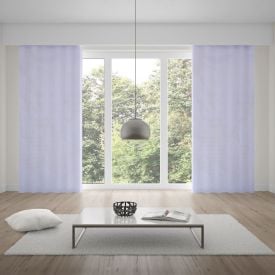 Cortina Pratika 3,60X2,50M Lisa Slim Voil Havan - Branco